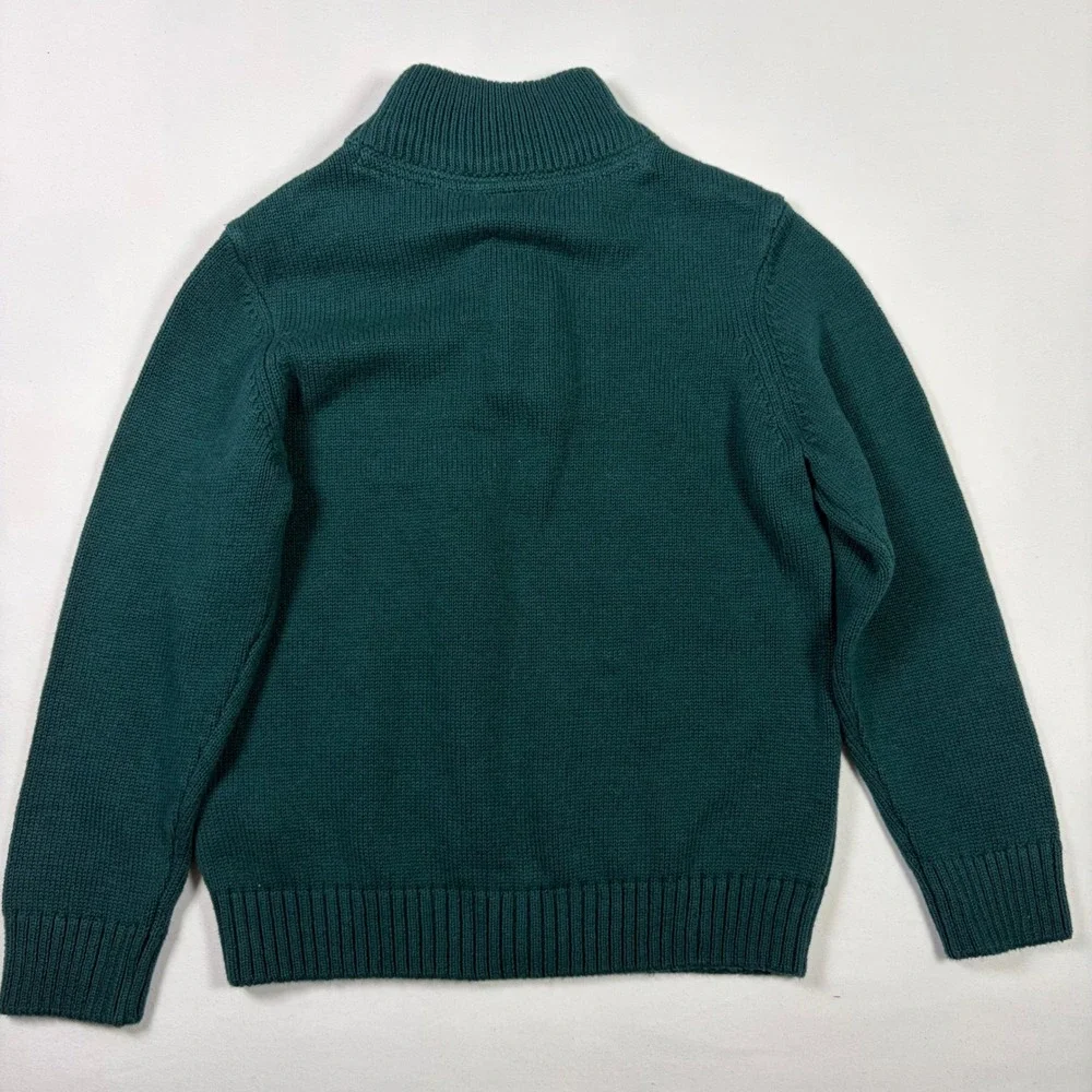 Children's Place Holiday Christmas Train Fair Isle Mock Neck Sweater Classic
